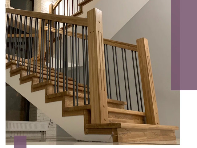 Реставрация деревянных и металлических лестниц в Новосибирске