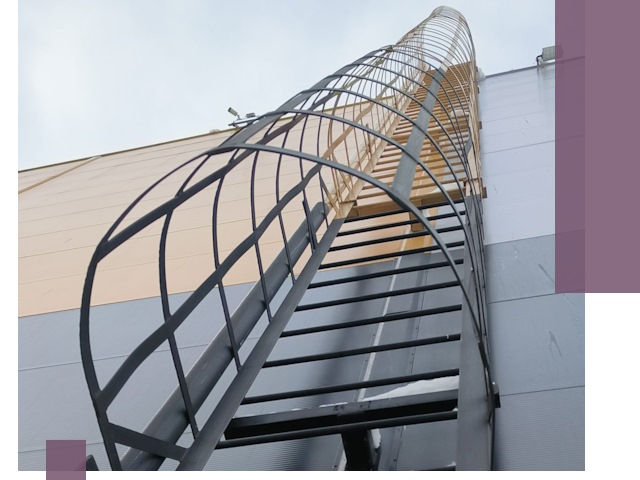 Изготовление и монтаж пожарных лестниц в Новосибирске профессионально