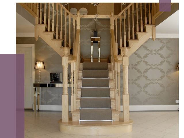 Монтаж деревянных лестниц в Новосибирске от 7574 руб. 