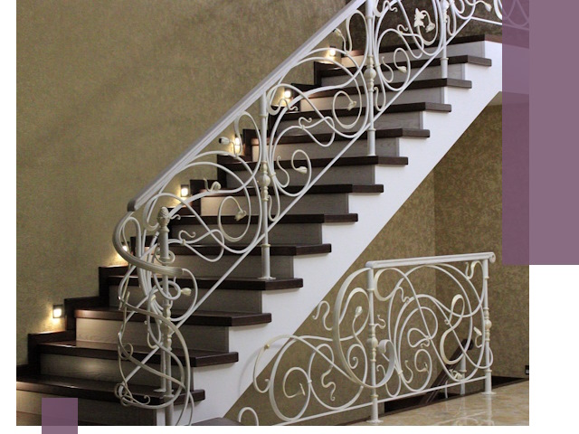 Кованые лестницы под ключ в Новосибирске — изготовление и монтаж