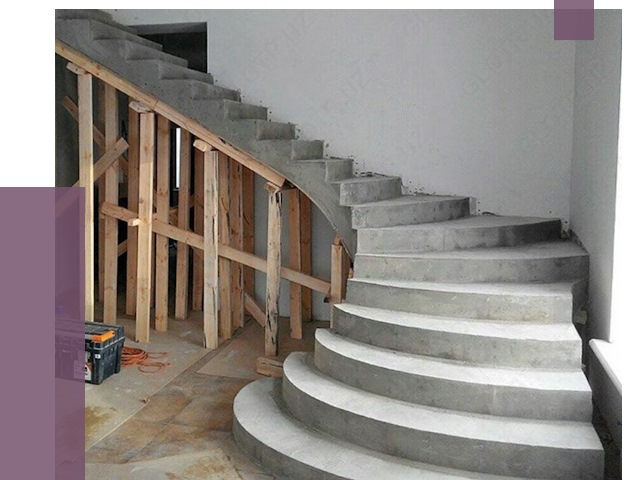 Изготовление бетонных лестниц под ключ в Новосибирске от 19824 руб. | ПРОЛЁТ-Нвс