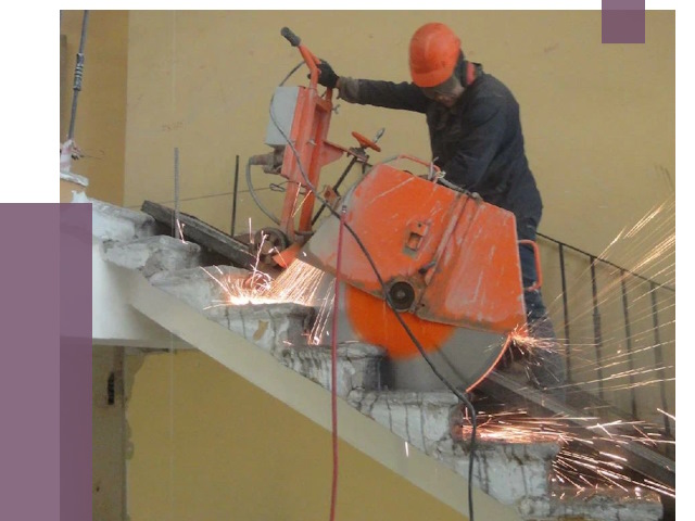 Демонтаж бетонных лестниц в Новосибирске от 4575 руб. за м2 | ПРОЛЁТ-Нвс