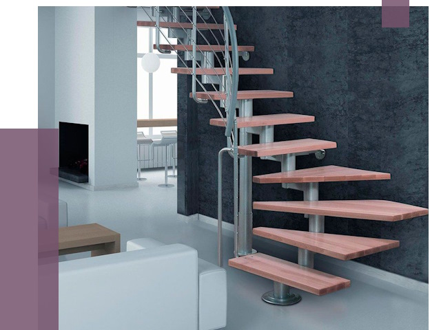 Модульные лестницы в Новосибирске от 16774 руб. — купить в ПРОЛЁТ-Нвс