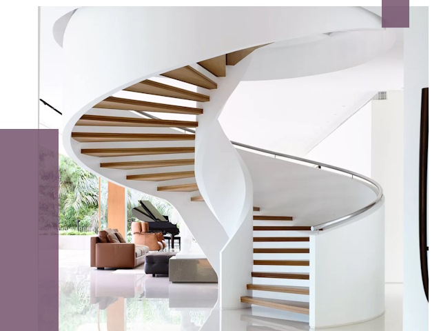 Винтовые лестницы в Новосибирске под ключ от 48289 руб. | ПРОЛЁТ-Нвс