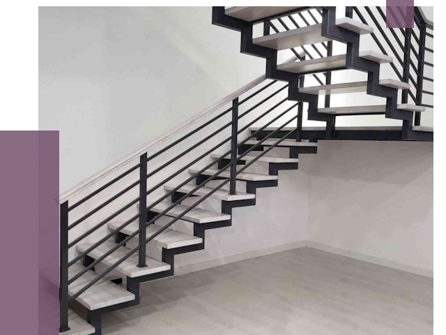 Лестницы на металлокаркасе под ключ в Новосибирске от 12708 руб. | ПРОЛЁТ-Нвс