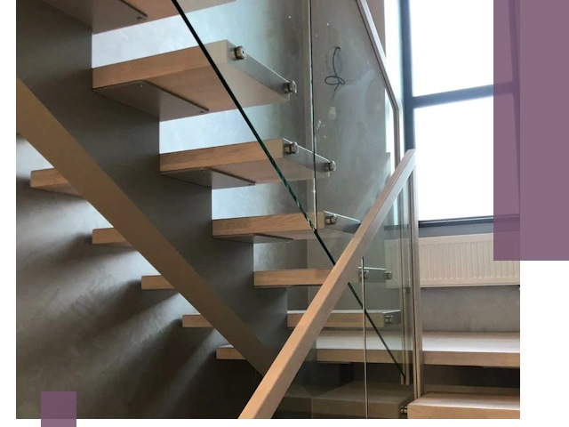 Изготовление лестниц на монокосоуре в Новосибирске с монтажом и гарантией