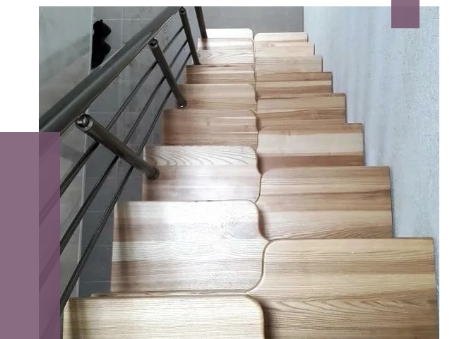 Лестницы гусиный шаг в Новосибирске от 12962 руб. под ключ | ПРОЛЁТ-Нвс