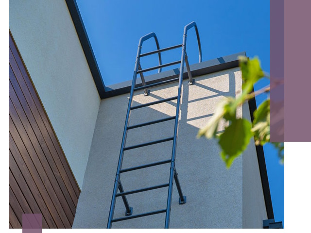Лестницы на крышу в Новосибирске — изготовление, монтаж, демонтаж