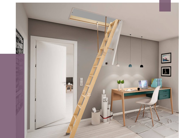 Чердачные лестницы в Новосибирске — от 14487 руб. | ПРОЛЁТ-Нвс