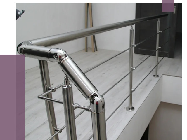 Перила из нержавеющей стали в Новосибирске от 8946 руб. под ключ | ПРОЛЁТ-Нвс