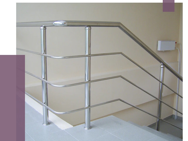 Алюминиевые перила в Новосибирске от 6303 руб. под ключ | ПРОЛЁТ-Нвс