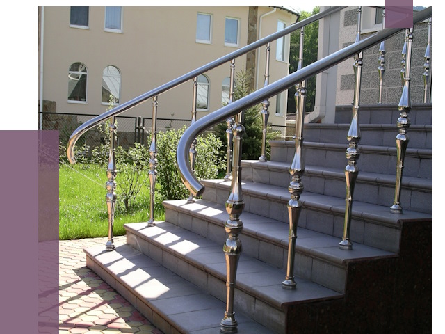 Перила для крыльца в Новосибирске от 10674 руб. — монтаж ПРОЛЁТ-Нвс