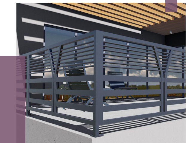 Изготовление балконных ограждений в Новосибирске от 10674 руб. | ПРОЛЁТ-Нвс