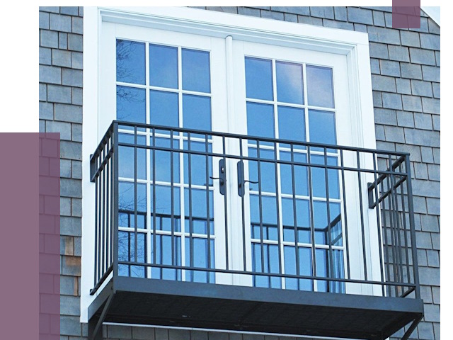 Французские балконы в Новосибирске от 7370 руб. за м2