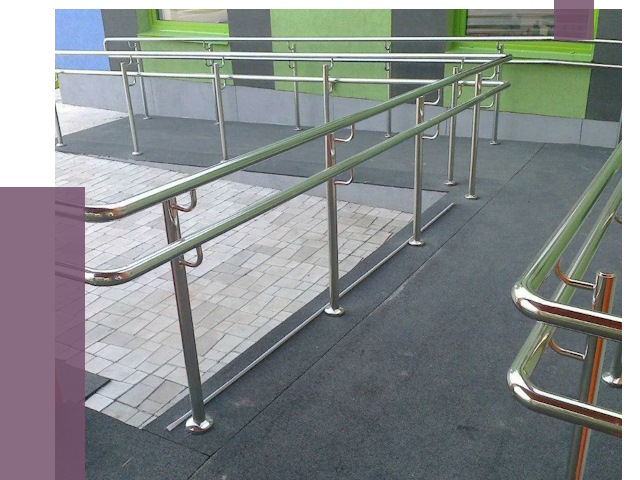 Ограждения пандусов в Новосибирске от 4321 руб. монтаж | ПРОЛЁТ-Нвс