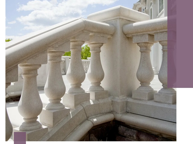 Балюстрады из металла и камня под ключ в Новосибирске