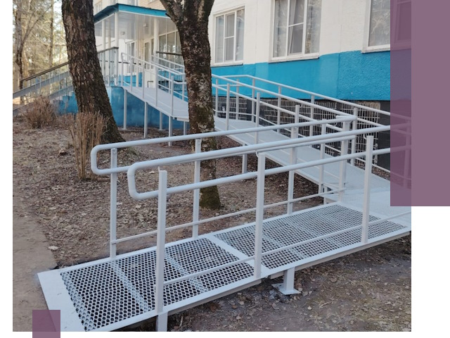 Пандусы под ключ в Новосибирске: изготовление, монтаж и демонтаж