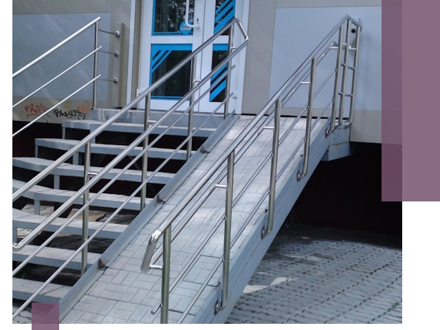 Пандус на крыльцо под ключ в Новосибирске: монтаж и изготовление