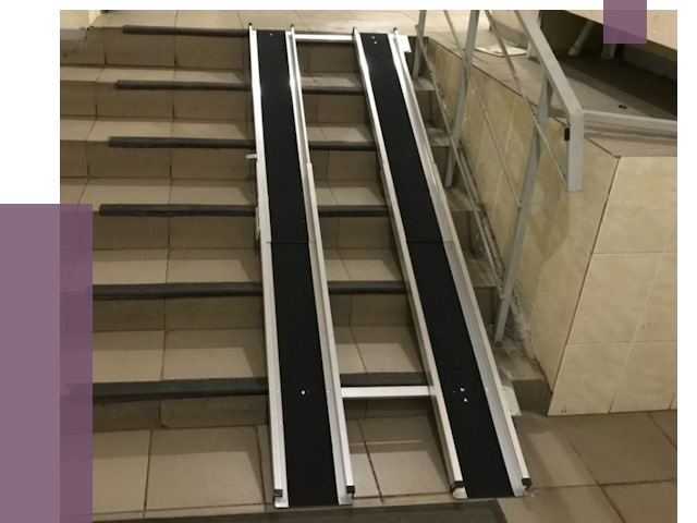 Установка пандуса в подъезд в Новосибирске от 7929 руб. под ключ | ПРОЛЁТ-Нвс