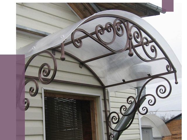 Изготовление козырьков в Новосибирске от 7320 руб. — заказать | ПРОЛЁТ-Нвс