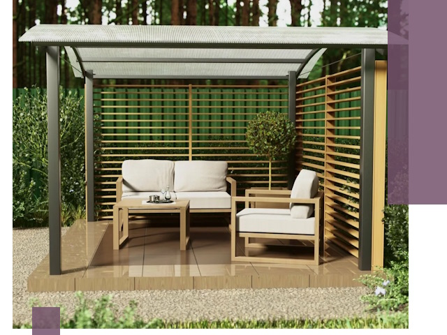 Навесы для дачи в Новосибирске: изготовление, монтаж и демонтаж