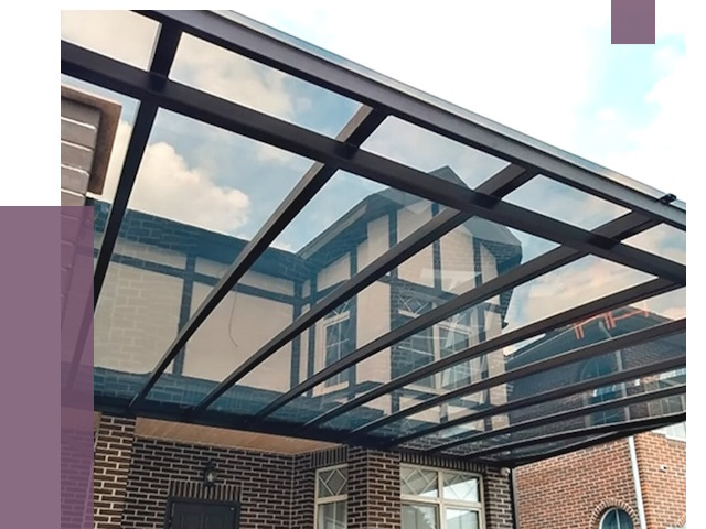 Навесы из поликарбоната в Новосибирске от 8560 руб. под ключ — ПРОЛЁТ-Нвс