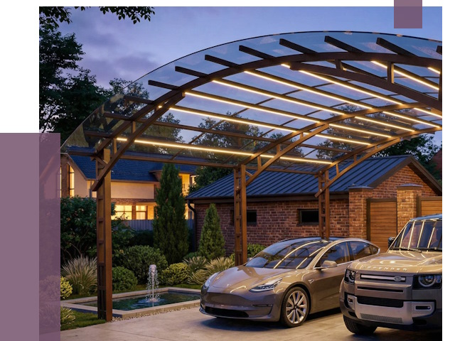 Металлические навесы в Новосибирске от 12606 руб. под ключ — ПРОЛЁТ-Нвс