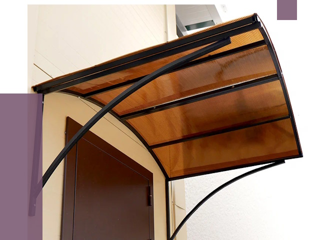 Недорогие козырьки в Новосибирске от 7543 руб.  | ПРОЛЁТ-Нвс