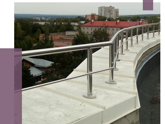 Парапеты и ограждения кровли в Новосибирске от 4931 руб. 