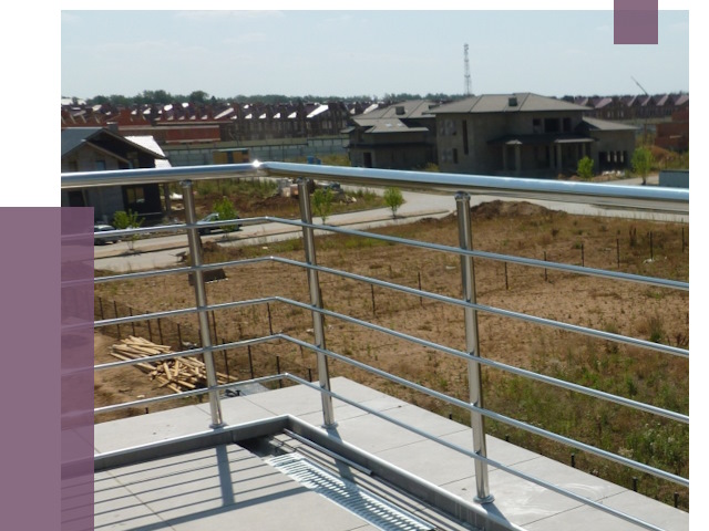 Парапеты из нержавеющей стали в Новосибирске от 7929 руб. за м² | ПРОЛЁТ-Нвс