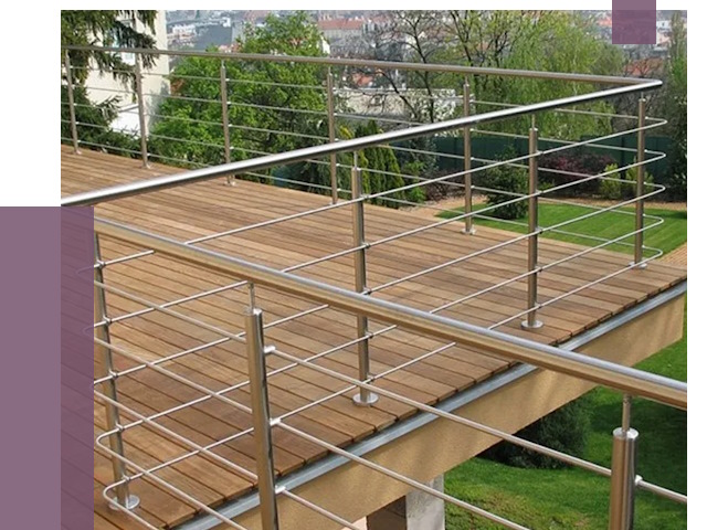 Алюминиевые парапеты в Новосибирске под ключ от 7726 руб. 