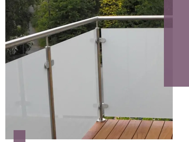 Алюминиевые парапеты для балконов и террас в Новосибирске