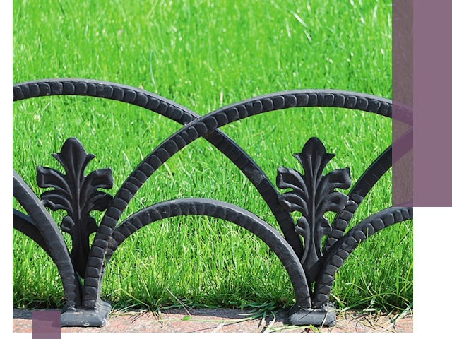 Декоративные металлические бордюры под ключ в Новосибирске