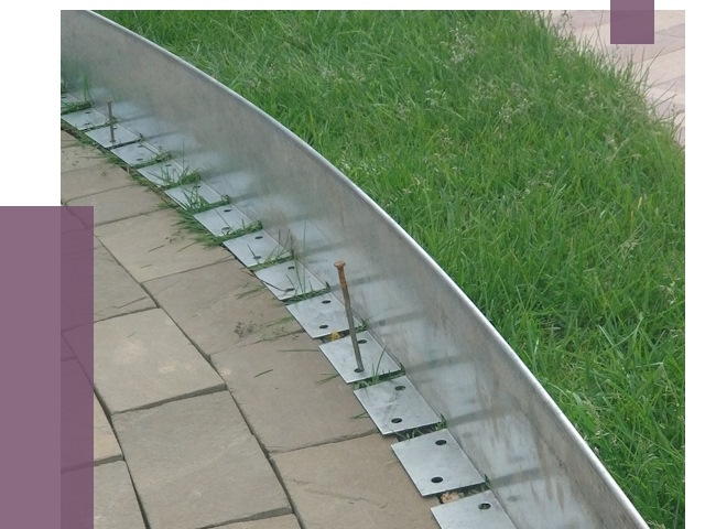 Металлические бордюры для тротуаров в Новосибирске от 8641 руб.