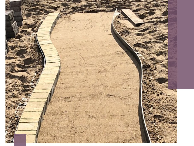 Металлические бордюры для тротуаров в Новосибирске — прочные и долговечные