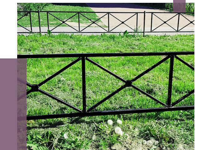 Металлические газонные ограждения в Новосибирске от 4270 руб.