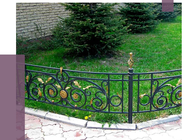 Кованые газонные ограждения в Новосибирске от 7574 руб. — ПРОЛЁТ-Нвс