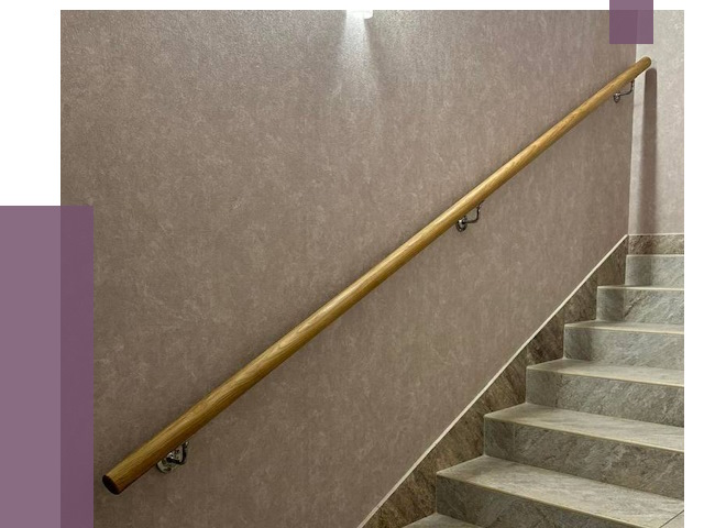 Пристенные поручни в Новосибирске под ключ от 3914 руб. 