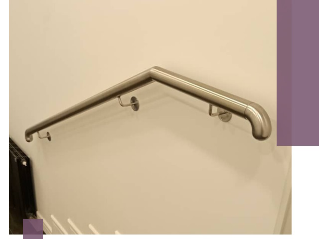 Изготовление пристенных поручней в Новосибирске под ключ за сроки