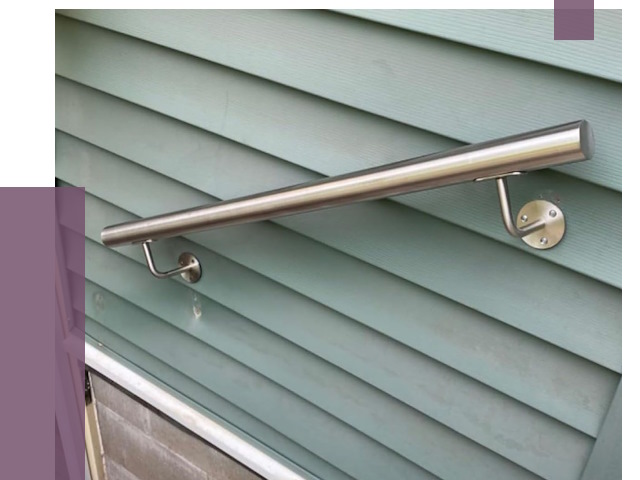 Поручни из нержавеющей стали в Новосибирске от 7625 руб.  | ПРОЛЁТ-Нвс